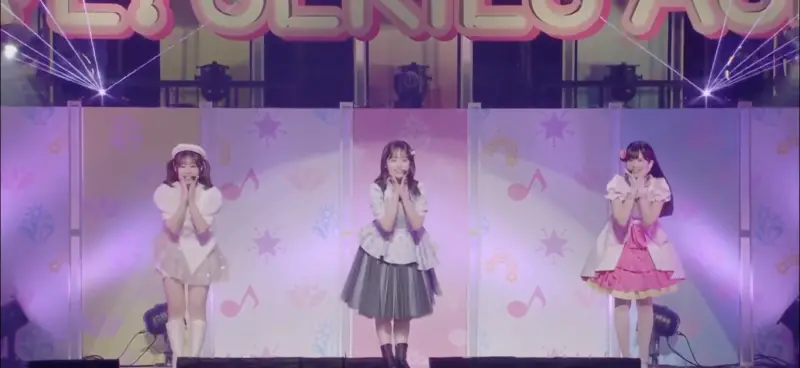 ▲AiScReam所推出的歌曲〈愛♡スクリ～ム！〉，當中的喊名字片段在社群中引起超大迴響。（圖／翻攝自YouTube）