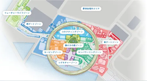 ▲2025年大阪萬博展覽平面圖。（圖／EXPO 2025）