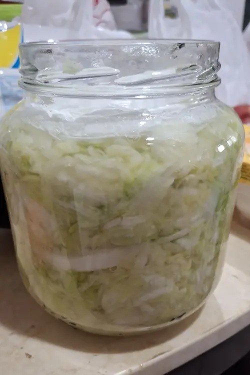 ▲網友分享酸高麗菜做法。（圖／家常菜臉書）