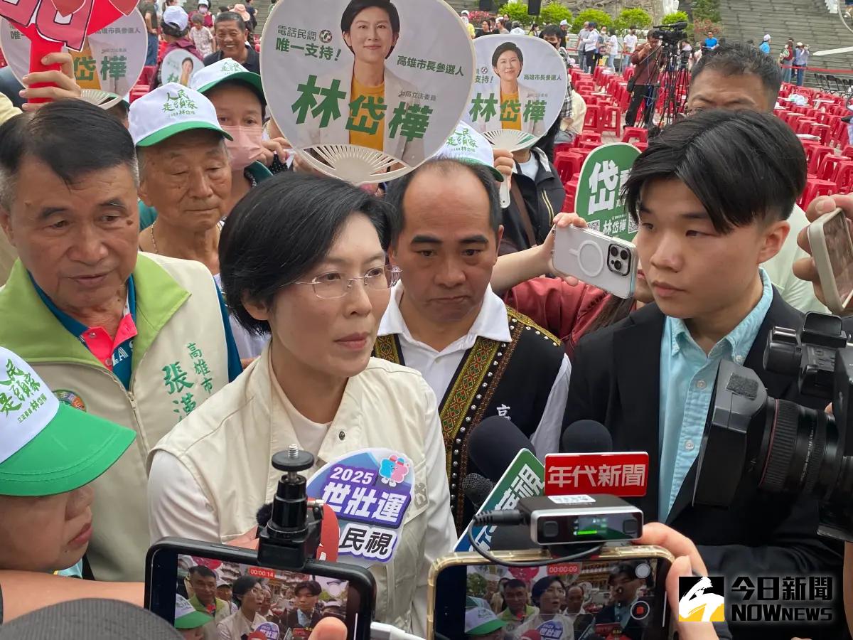 ▲雄檢11日帶回立委林岱樺5名助理，其中服務處主任周忠信遭羈押，助理陳姓、孟姓助理則以5萬元交保。對此，林岱樺今天僅表示遵守檢察官的諭知。（圖／記者郭凱杰攝,2020.04.12）