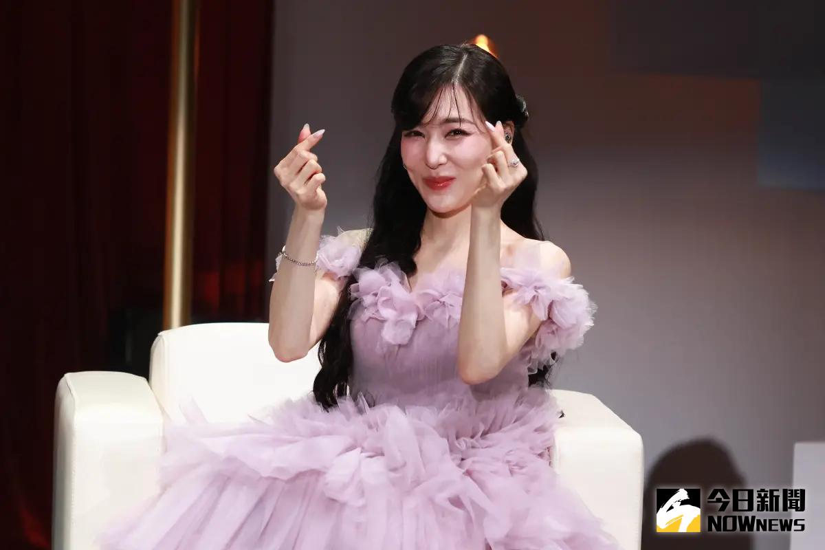 ▲少女時代成員Tiffany Young（蒂芬妮）來台開唱，還搞笑說不要跟孝淵去露營、不要吃泰妍（又譯：太妍）做的飯。（圖／記者朱永強攝）