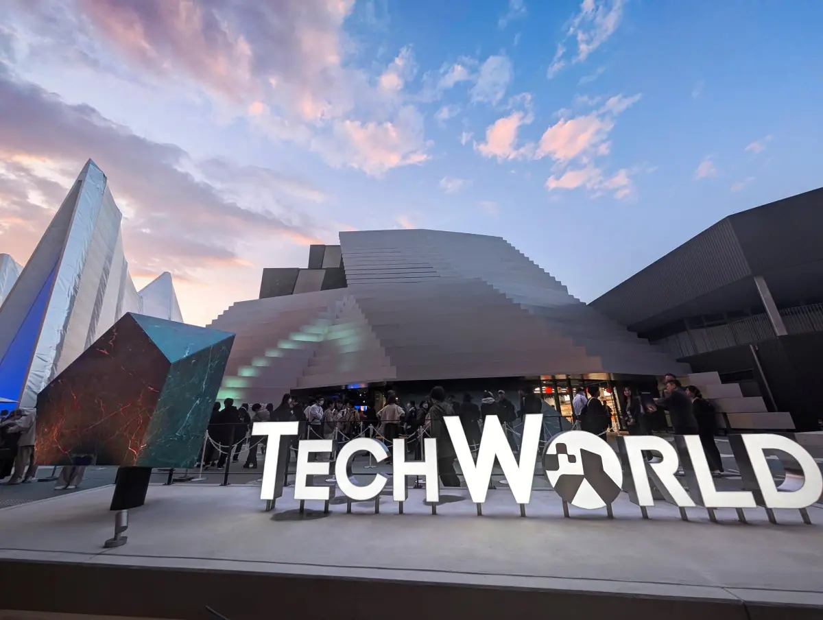▲大阪萬博「台灣TECH WORLD館」在試營運期間人氣高，就連日本網紅逛過也大力稱讚，甚至被震撼到狂起雞皮疙瘩。（圖／Expo2025techworld臉書）