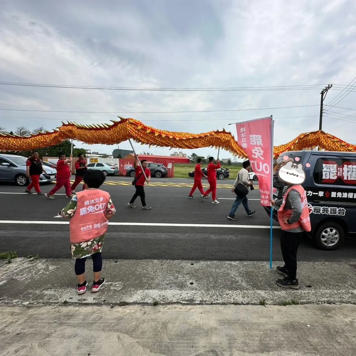 ▲桃園罷團分享遶境時，接收到媽祖的指示 。（圖／翻攝自Threads）