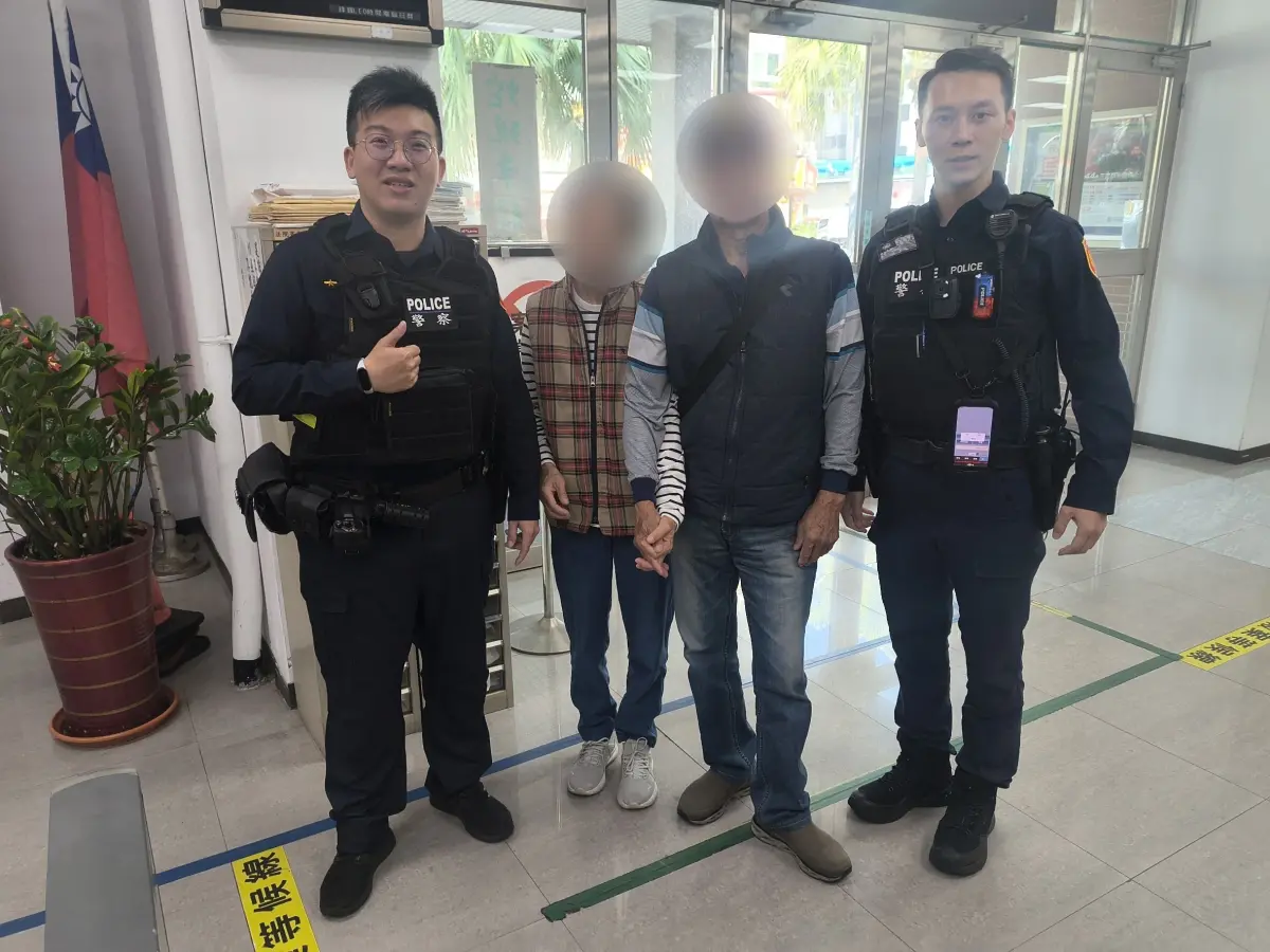 ▲警方順利尋回辜妻，讓辜男放下懸著的心（圖/記者鄧力軍翻攝）