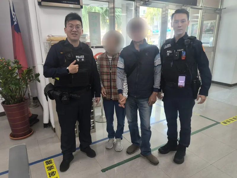 ▲警方順利尋回辜妻，讓辜男放下懸著的心（圖/記者鄧力軍翻攝）