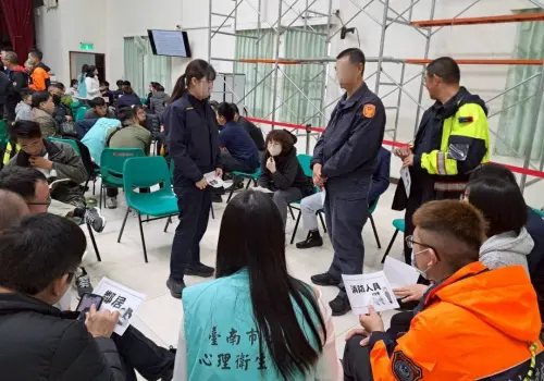 ▲案例護送就醫演練。（圖／南市府提供）