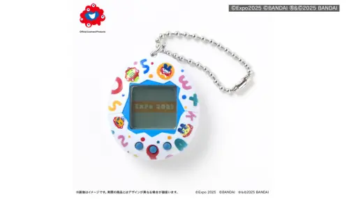 ▲本次大阪世博會場推出的商品，最受歡迎的就是與萬代公司聯名推出的「塔麻可吉」大阪世博電子雞。