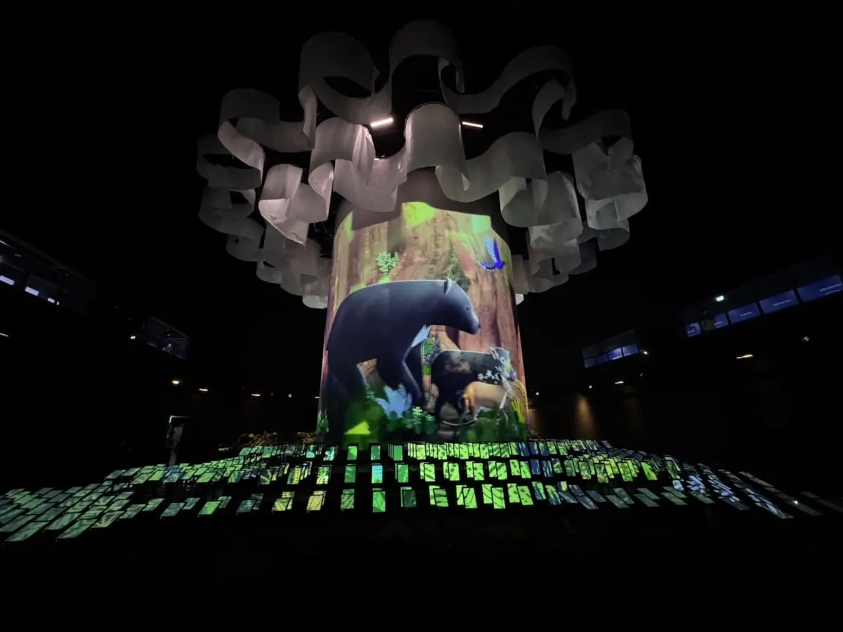 ▲台灣場館「玉山數位科技館」。（圖／蘇祐萱提供）