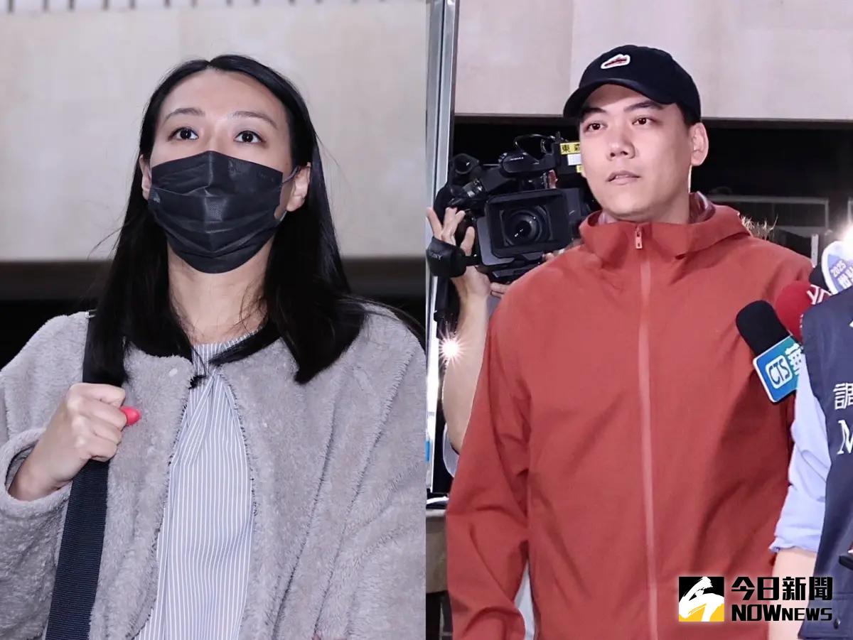 ▲罷吳四騎士涉嫌罷免連署造假遭約談，左為劉思吟、右為賴苡任。（圖／記者李政龍攝）