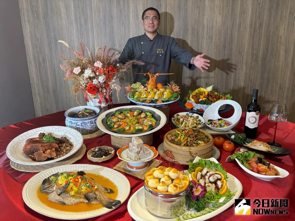 ▲范頭家主廚徐永勝表示，「阿母好食光」專為母親節打造的，滿滿童年回憶配美食。（圖／記者金武鳳攝，2025.4.15)  