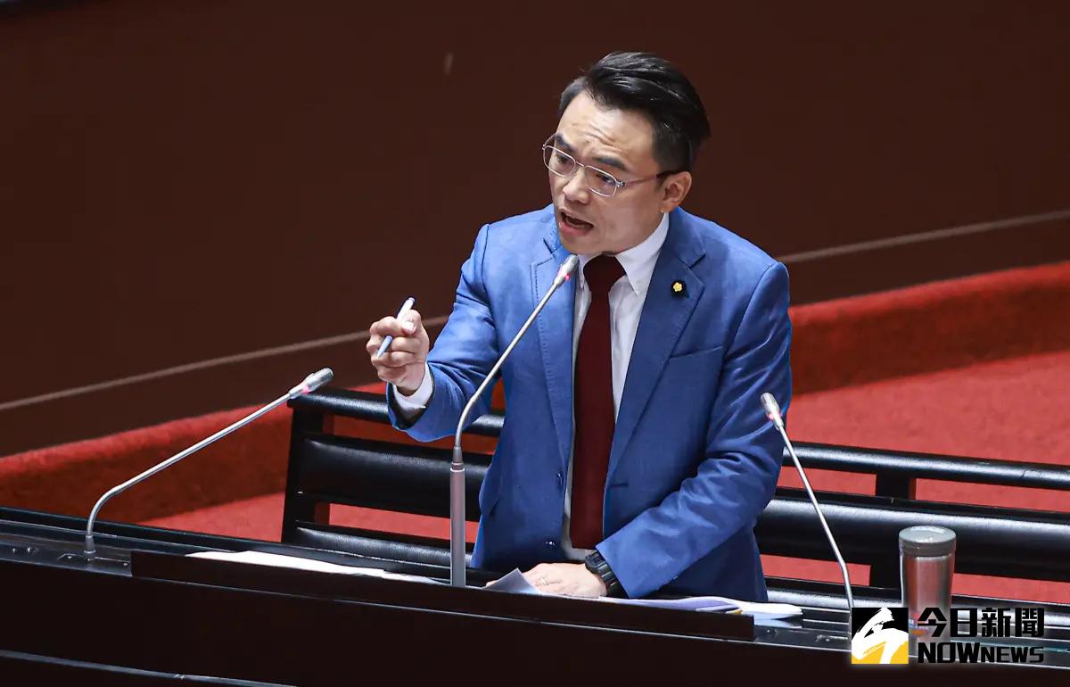 ▲輝達宣布將攜手台積電、緯創與鴻海等大廠在美投資16兆，洪孟楷批政府過了12小時仍沒有掌握。（圖／記者葉政勳攝，2025.04.15）