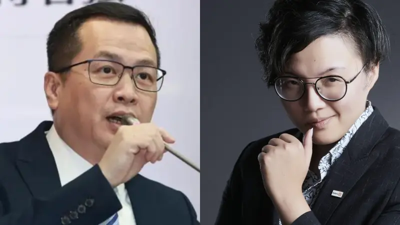 ▲國民黨立委羅智強（左）、媒體人吳靜怡（右）。（圖／NOWnews資料照、翻攝自吳靜怡臉書）