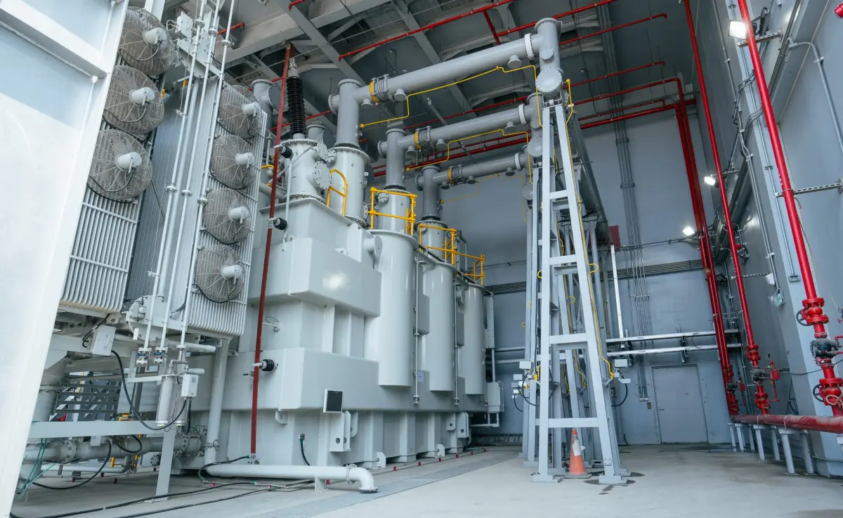 ▲陸上變電站如期成功通電，體現沃旭卓越的工程能力，以及沃旭致力提供高效、安全且值得信賴乾淨能源的承諾。（圖／沃旭能源提供）