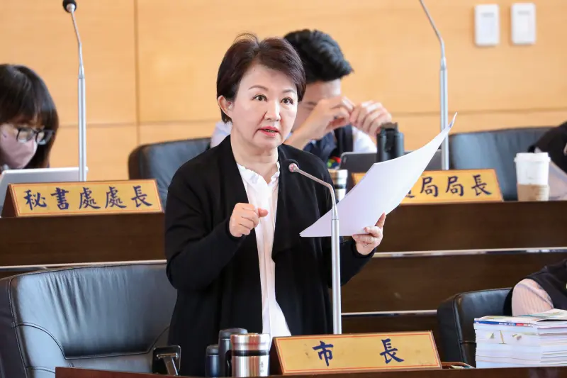 ▲台中市長盧秀燕表示，美國對等關稅政策受衝擊行業主要從新竹到台中，台中尤其是重災區。（圖／台中市政府提供，2025.04.15）