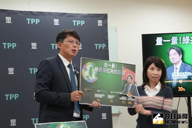 ▲民眾黨立院黨團總召黃國昌（左）轟：綠共跟紅共已經沒有距離。（圖／記者呂炯昌攝）