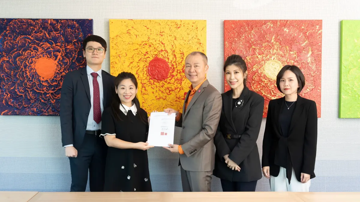 ▲御盟集團與萬豪國際集團（Marriott International）今（15）日宣布正式簽署品牌授權合約，將攜手引進萬豪旗下最頂級的奢華品牌The Luxury Collection。（圖／御盟集團提供）