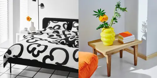 ▲「KÄLLARHALS花瓶（黃色、橘色）」，首次亮相皆於1995年，由設計師Anna Efverlund創作。（圖／IKEA提供）