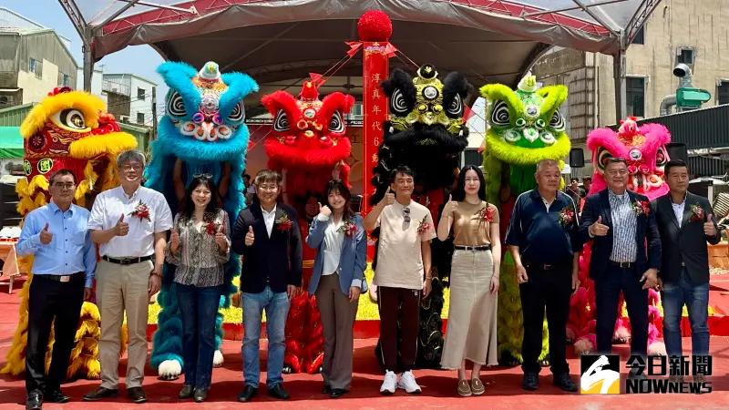 ▲淳真國際投資事業集團攜手璽慶王建設推出的南科住宅案「淳真年代6」今（15）日舉辦動土典禮。（圖／記者陳美嘉攝，2025.04.15）