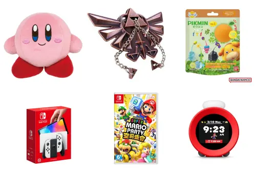 ▲預計販售商品內容包含 Nintendo Switch 主機與相關遊戲，另外也有熱門角色周邊。（圖／官方提供）