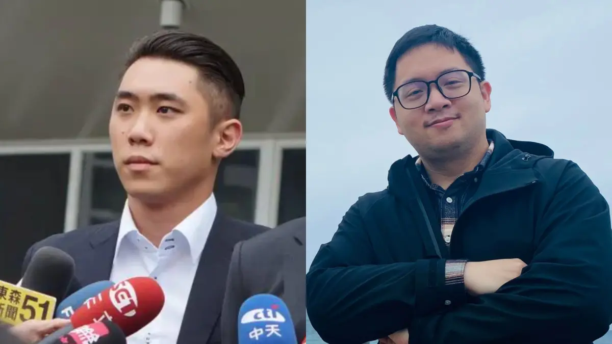 ▲民眾黨新北市議員陳世軒（左）質疑朱立倫搞消失，政治工作者周軒（右）則反嗆「藍白兩黨的主席是同一人嗎」？（圖／NOWnews資料照、翻攝自周軒臉書）