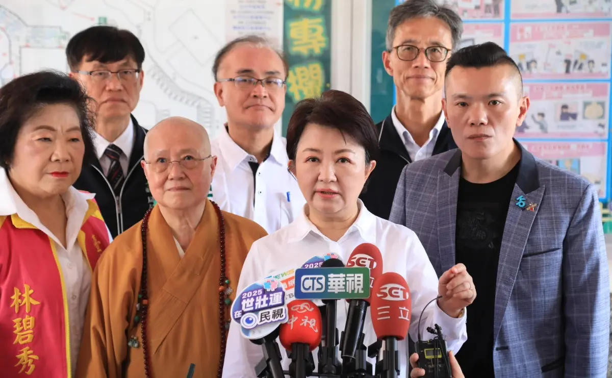 ▲台中市長盧秀燕喊話總統賴清德，讓「幽靈連署」回歸選委會查核機制，別造成執政黨追殺在野黨的印象。（圖／台中市政府提供）