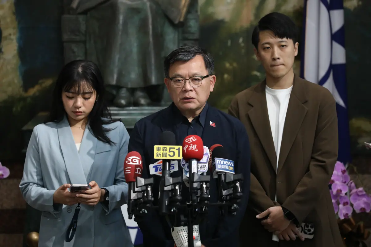 ▲國民黨文傳會主委林寬裕表示，個案先不討論。（圖／國民黨提供）