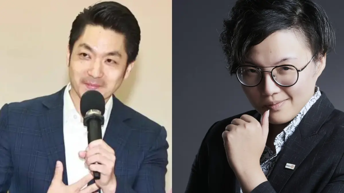 ▲台北市長蔣萬安（左）將赴北檢力挺朱立倫，政治評論員吳靜怡（右）怒轟是帶頭違法。（圖／NOWnews資料照、翻攝自吳靜怡臉書）