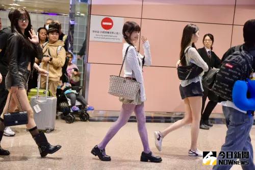 ▲IVE成員安兪真、張員瑛、Gaeul、Rei、Liz、Leeseo抵台。(圖/記者李政龍攝) ▲IVE成員安兪真、張員瑛、Gaeul、Rei、Liz、Leeseo抵台。(圖/記者李政龍攝)