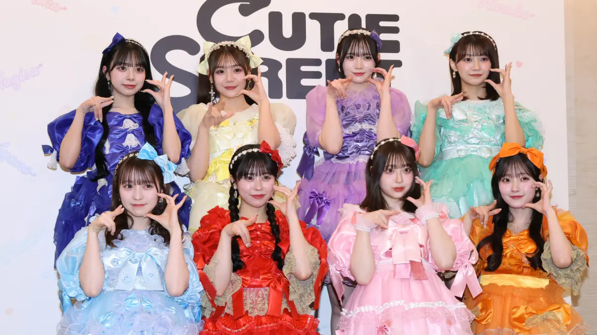 ▲日本女團CUTIE STREET（きゅーすと）將為19日的全中運開幕式帶來表演，這是她們第一次來台灣，接受訪問時她們大談許多想吃的美食，還提到了最想合作的藝人是TWICE的子瑜。（圖／記者朱永強攝）