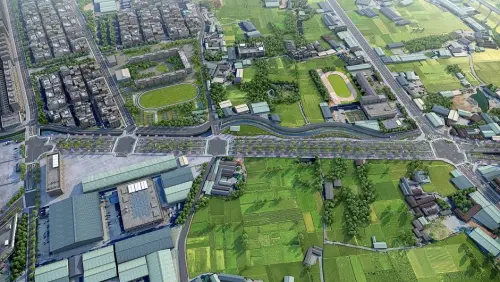 ▲延長的市政路段全線預計116年4月完工，完工後將不僅能成為台灣大道的主要替代道路，往西能快速的通達東海大學，往東快速串接七期市政中心。（圖／業者提供）