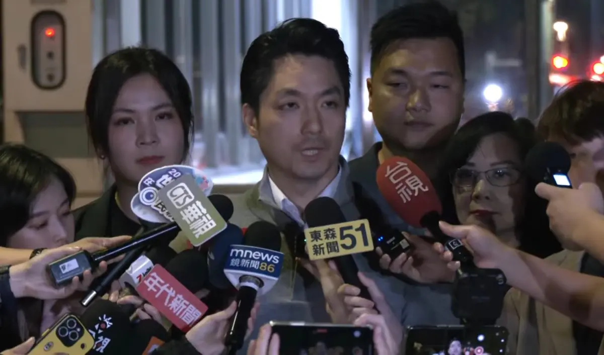 ▲台北市長蔣萬安呼籲立法院應倒閣，黃揚明認為，算倒閣通過，要不要解散國會，決定權在總統賴清德手上。（圖／記者攝影）