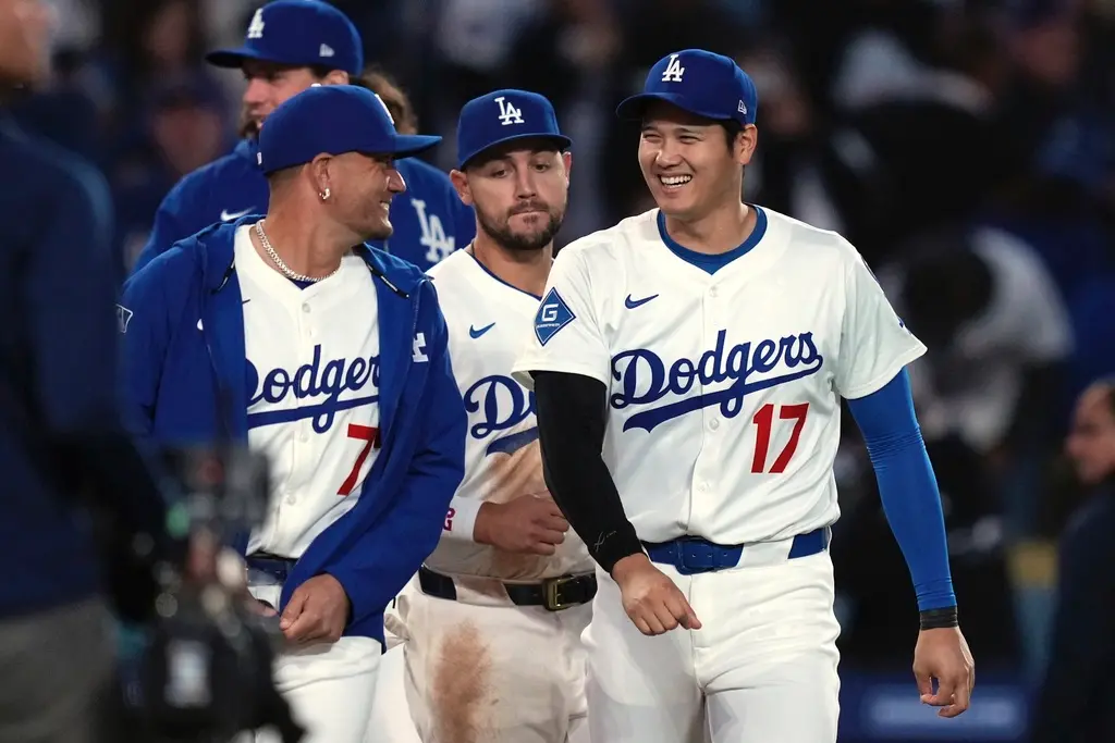 ▲洛杉磯道奇二刀流巨星大谷翔平，預計將在本季重返投手丘，總教練Dave Roberts近期在節目上透露大谷翔平復原狀態良好，但他也坦言要在5月看到大谷翔平復出，確實有些難度。（圖／美聯社／達志影像）