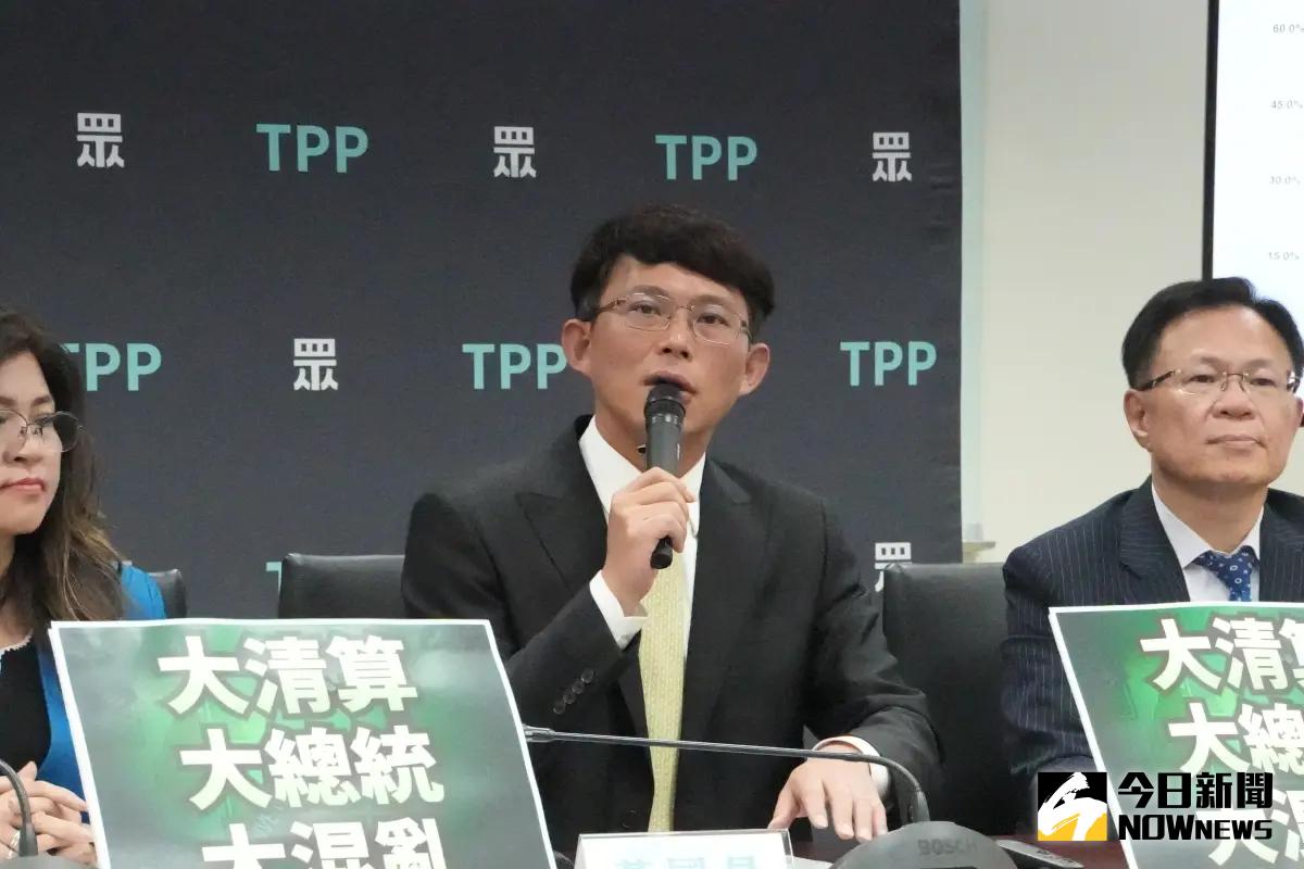 ▲台北市長蔣萬安提倒閣，民眾黨立委黃國昌喊國會、總統都重選。（圖／記者呂炯昌攝，2025.04.18）