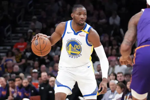 ▲金州勇士將在季後賽首輪對上休士頓火箭，舊金山灣區電台95.7 The Game主持人Mark Willard，近期在節目上表示火箭是一群小孩，身材高大卻不會投籃是「一群Kuminga」（圖／美聯社／達志影像）