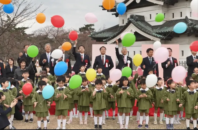 黃偉哲出席弘前櫻花祭　見證台南弘前青森三方情誼永固