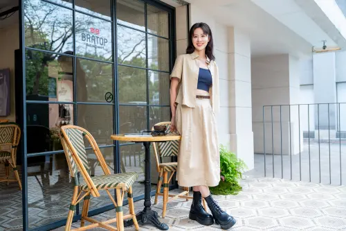 ▲林予晞今擔任UNIQLO BRATOP 活動大使,展現知性美。(圖/品牌提供) ▲林予晞今擔任UNIQLO BRATOP 活動大使,展現知性美。(圖/品牌提供)