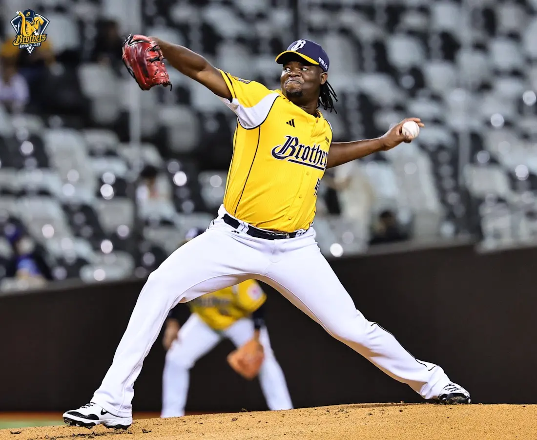 ▲中信兄弟洋投德保拉今日對富邦悍將主投8局無失分，拿下在中職生涯第69勝，距離風神的70勝僅一勝之遙。（圖／中信兄弟提供）