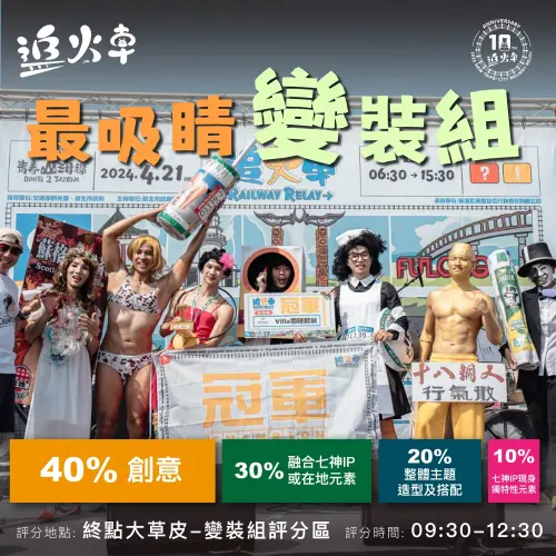 2025新北鐵道馬拉松接力賽變裝組規則解說(圖/翻攝旅跑新北臉書) ▲2025新北鐵道馬拉松接力賽變裝組規則解說(圖/翻攝旅跑新北臉書)
