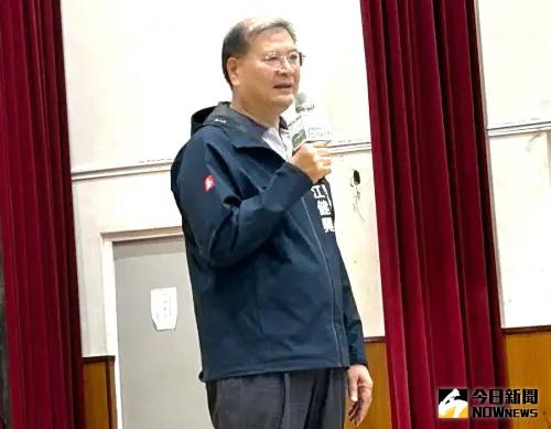 ▲高雄市政府勞工局局長江健興致詞。(圖/記者黃守作攝,2025.04.19) ▲高雄市政府勞工局局長江健興致詞。(圖/記者黃守作攝,2025.04.19)
