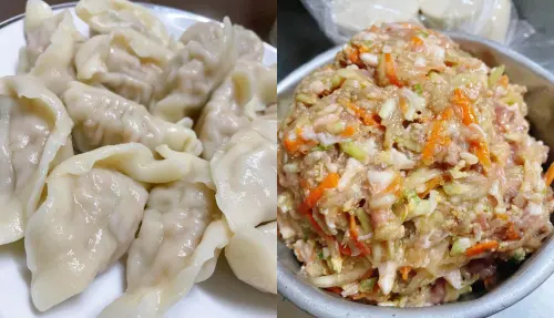 ▲老饕將蒲瓜搭配絞肉等各式配料，並包成水餃，口感清爽又美味。（圖／翻攝《家常菜》）