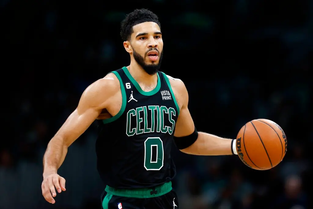 ▲Jayson Tatum就是魔術雙前鋒的終極進化版，攻守一體的全能球風，有望率領塞爾提克輕鬆擊敗魔術，4：1為合理狀況，追求橫掃才是唯一目標。（圖／美聯社／達志影像）
