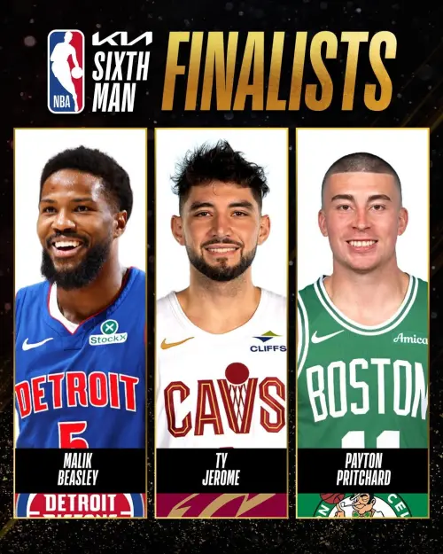 ▲NBA 2024-25年度最佳第六人決選名單。（圖／取自NBA X）