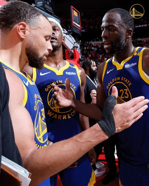 金州勇士三巨頭Stephen Curry、Draymond Green、Jimmy Butler率隊拿下首輪季後賽G1。 ▲金州勇士三巨頭Stephen Curry、Draymond Green、Jimmy Butler率隊拿下首輪季後賽G1。(圖/美聯社/達志影像)