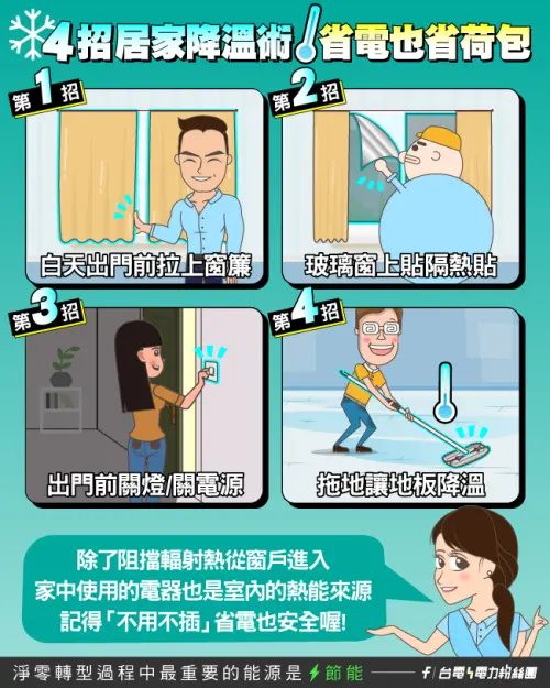 ▲台電居家降溫術(圖/取自台電) ▲台電居家降溫術(圖/取自台電)