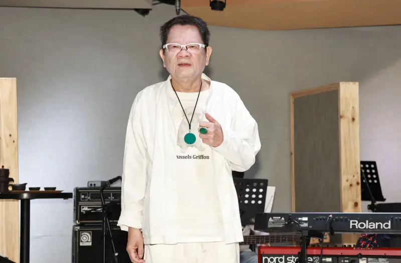 ▲鄭進一坦言去年底檢查出患膀胱癌，做過6次化療與30次的放射線治療，並沒有太過驚恐，處之泰然，花了兩個月治療也將癌細胞清除，自嘲只有「性功能受到影響」。（圖／記者吳翊緁攝影）