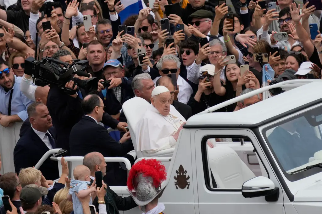 ▲教宗方濟各離世享壽88歲。（圖／美聯社／達志影像）