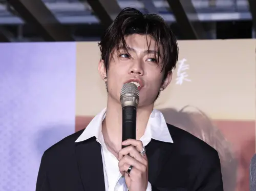 ▲陳峻廷才因BL劇中的演出引起話題,馬上要在《危城兄弟》改演黑幫老大。(圖/記者朱永強攝) ▲陳峻廷才因BL劇中的演出引起話題,馬上要在《危城兄弟》改演黑幫老大。(圖/記者朱永強攝)