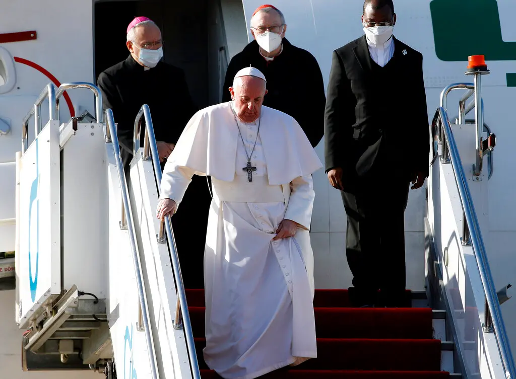 ▲教宗方濟各在任期間，曾經造訪65個國家與地區，但從未返回過故鄉阿根廷。（圖／美聯社／達志影像）