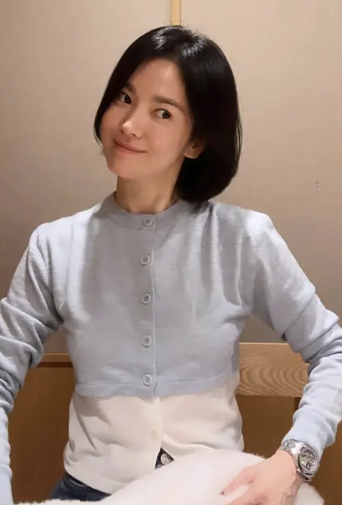▲宋慧喬很常在IG分享素顏照，對自己的真實膚況很有信心。（圖／翻攝自宋慧喬IG）