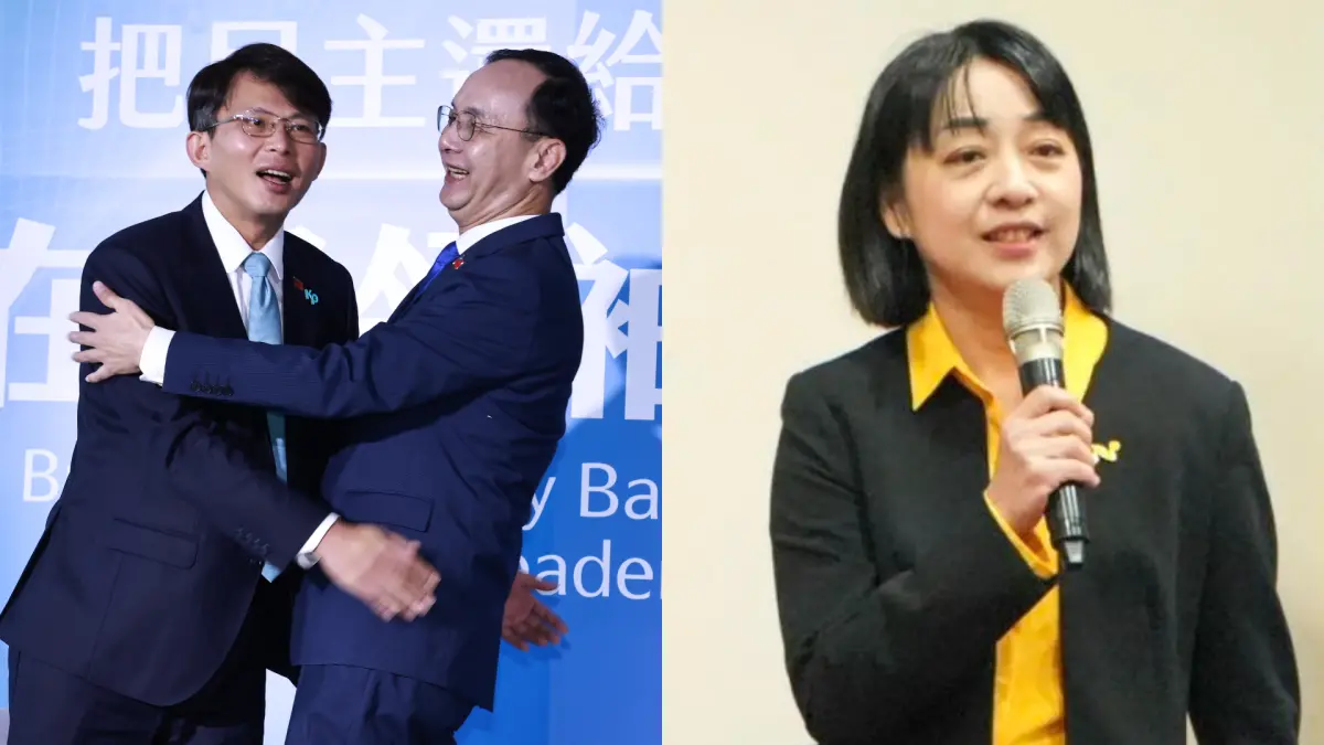 ▲國民黨主席朱立倫及民眾黨主席黃國昌22日舉行在野領袖峰會。時代力量黨主席王婉諭酸，整場對談形同朱、黃二人的「臉書與新聞稿讀書會」。（圖／NOWnews資料照、翻攝自王婉諭臉書）